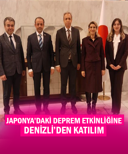 Japonya'daki Deprem Projesine Denizli'den Katılım